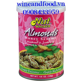 Hạt hạnh nhân tẩm mè mật ong Nut Walker 130g
