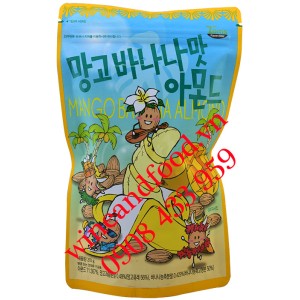 Hạt Hạnh Nhân vị Chuối Xoài Tom's Farm 1982 210g