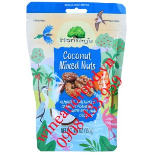 Hạt hỗn hợp Coconut Heritage 130g