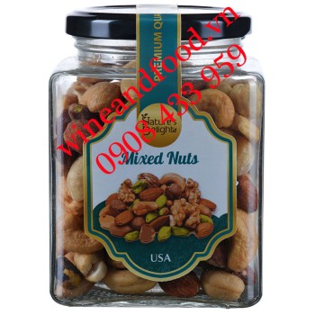 Hạt hỗn hợp Nature's Delight hũ thủy tinh 280g