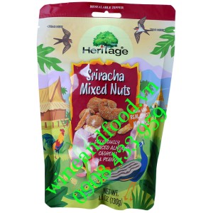 Hạt hỗn hợp Sriracha Heritage túi 130g