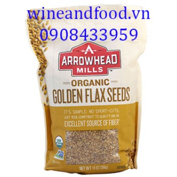 Hạt lanh vàng Arrowhead Mills Organic 396g