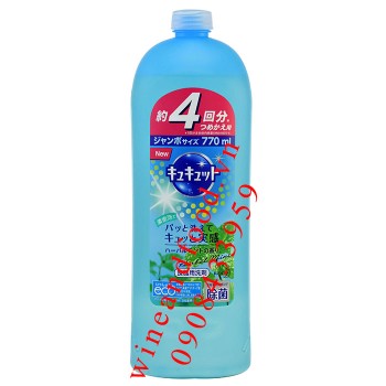 Nước rửa chén Bạc Hà diệt khuẩn KAO 770ml