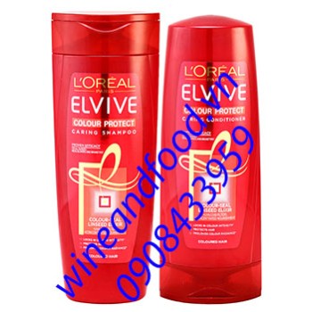Dầu gội và dầu xả dành cho tóc nhuộm L'oreal Elvive 400ml