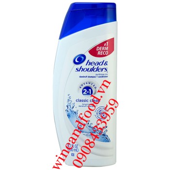 Dầu gội xả 2 in 1 Head & Shouders Classic Clean 700ml