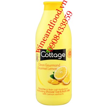 Sữa tắm dưỡng thể Cottage Chanh 750ml