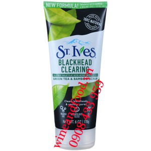 Sữa rửa mặt tẩy tế bào chết trà xanh St. Ives Green Tea Scrub