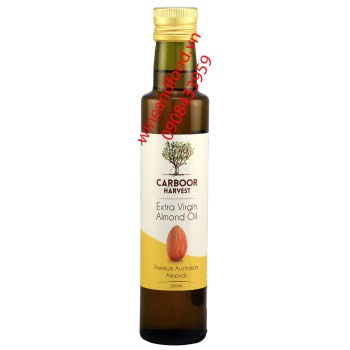 Dầu hạnh nhân nguyên chất Carboor Harvest 250ml