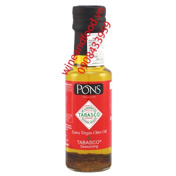 Dầu Oliu Pons vị ớt Tabasco 125ml