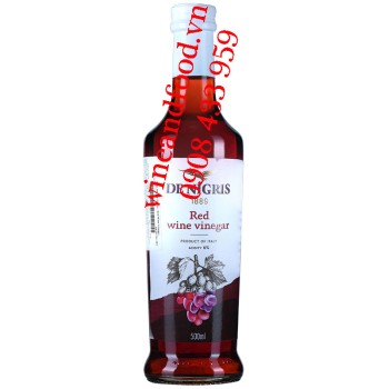Giấm nho đỏ De Nigris red wine vinegar 500ml