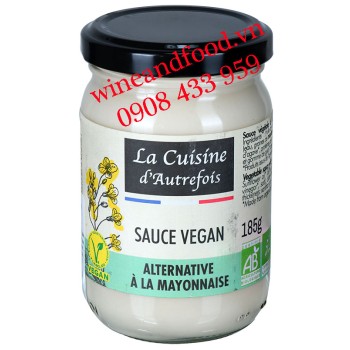 Sốt Mayonnaise vegan La Cuisine D'autrefois 185g