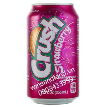 Nước ngọt có ga Crush dâu 355ml