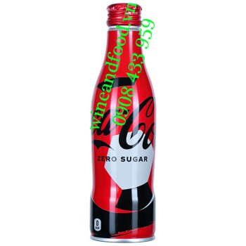 Nước ngọt Coca Cola Nhật Bản không đường chai nhôm 250ml
