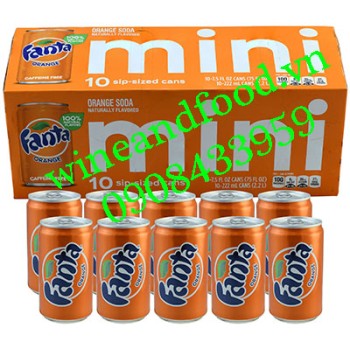 Nước ngọt Fanta Cam Mini lốc 10 lon