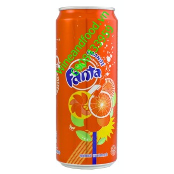 Nước ngọt Fanta Cam Thái Lan lon cao 325ml