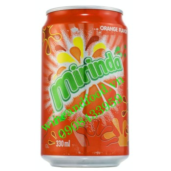 Nước ngọt Mirinda cam Thái Lan 330ml