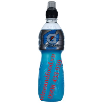Nước giải khát thể thao Gatorade Cool Blue 500ml lốc 12 chai