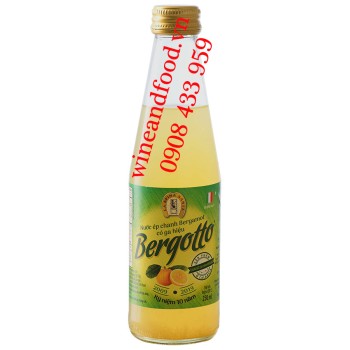 Nước Chanh Bergamot Bergotto có ga 250ml