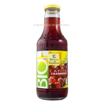 Nước ép Cranberry lên men Moulin de Valdonne 750ml