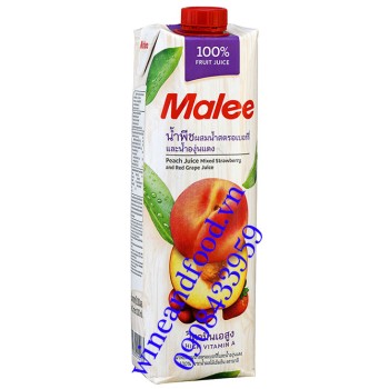 Nước ép Đào và trái cây hỗn hợp Malee 1l