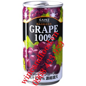 Nước ép Nho nguyên chất Cainz 190g