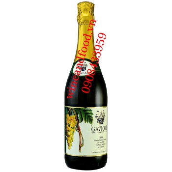 Nước ép Nho trắng Gavioli có ga 750ml