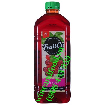 Nước ép nho vitamin C Fibre Fruitco 2 lít