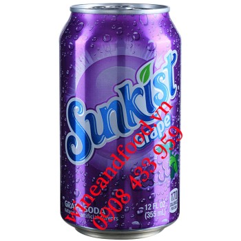 Nước ngọt Sunkist Nho 355ml