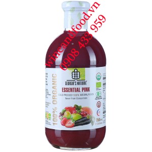 Nước rau củ trái cây Essential Pink 100% Organic Georgia's Natural 750ml