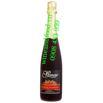 Nước trái cây có ga Senac dâu 750ml