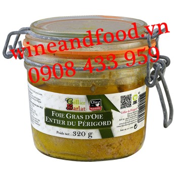 Gan Ngỗng Foie Gras D'oie Entier du Périgord Cellier Sarlat 320g