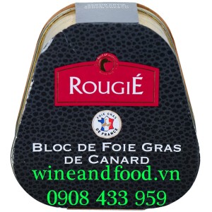 Pate gan ngỗng Bloc De Foie Gras De Canard Rougié 75g