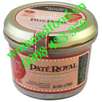 Pate Royal gan heo rượu Cognac 180g
