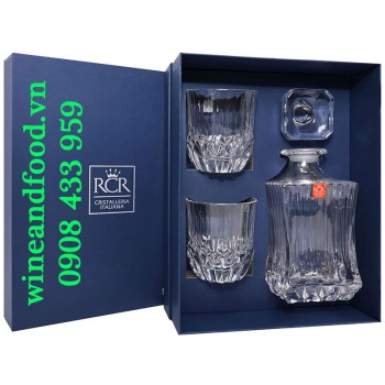 Bộ bình ly RCR Successo 01 bình Adagio 750ml và 02 ly Dof 350ml