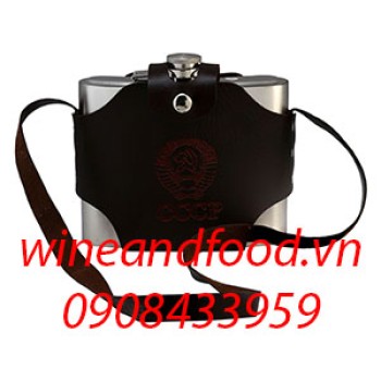 Bình đựng rượu inox túi da 960ml