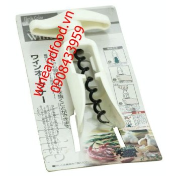 Dụng cụ khui rượu vang nhựa trắng