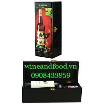 Hộp rượu vang sơn mài đơn 01