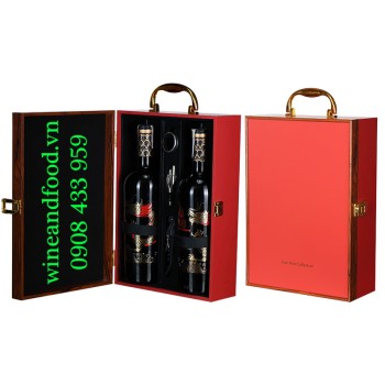 Hộp rượu vang gỗ 2 chai 03