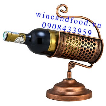 Kệ rượu vang kim loai 1 chai 01