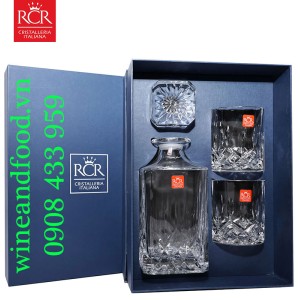 Bộ bình ly RCR Successo 1 Bình Opera 750ml và 2 ly Dof 300ml