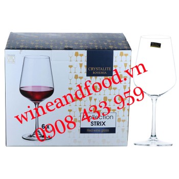 Ly rượu vang pha lê Tiệp Bohemia Collection Strix 450ml