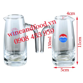 Bình Chia Rượu Mao Đài Thủy Tinh Chính Hãng 150ml