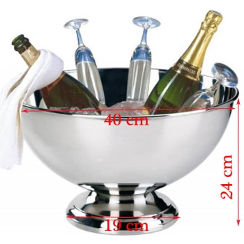 Xô đá ngâm ướp rượu inox 01
