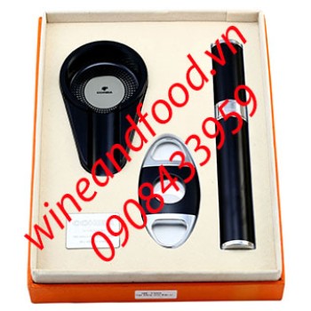 Bộ phụ kiện xì gà gạt tàn dao cắt hộp đựng Cohiba