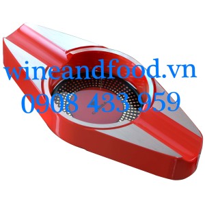 Gạt tàn xì gà 2 điếu Cohiba đỏ