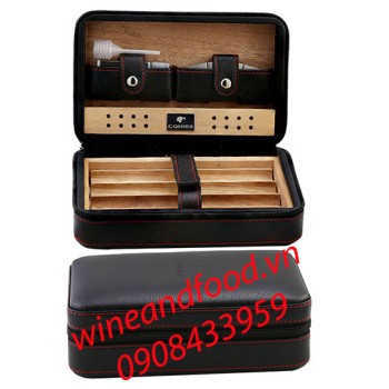 Hộp xì gà da Cohiba 4 điếu