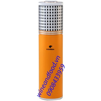 Ống đựng xì gà Cohiba nhôm 3 điếu