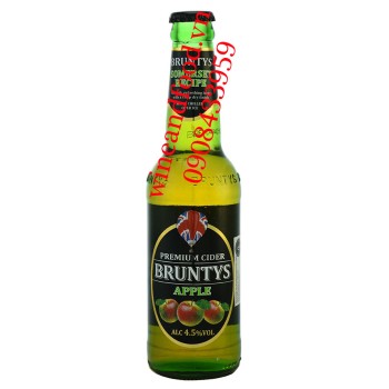 Nước trái cây lên men Bruntys táo 330ml