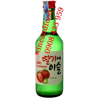 Rượu Soju Dâu Jinro 360ml