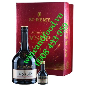Rượu Brandy St Rémy VSOP hộp quà